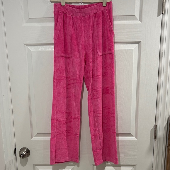 Monrow Fuchsia Wide Leg Women's Pants - Picture 1 of 3